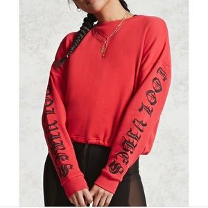 Forever21 Red Sweatshirt